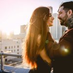 golden hour engagements